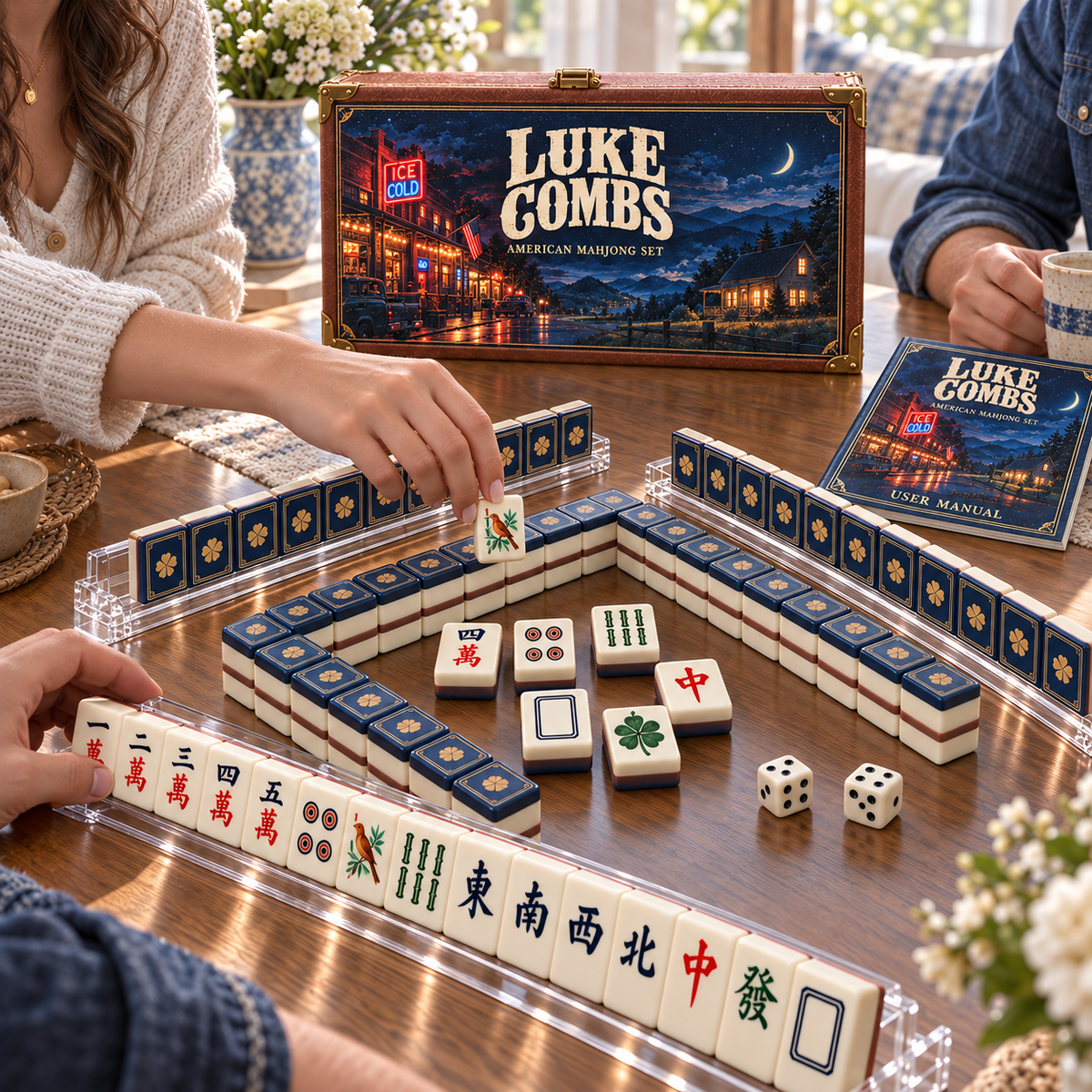 Premium LKC Mahjong Tiles Set TTMH