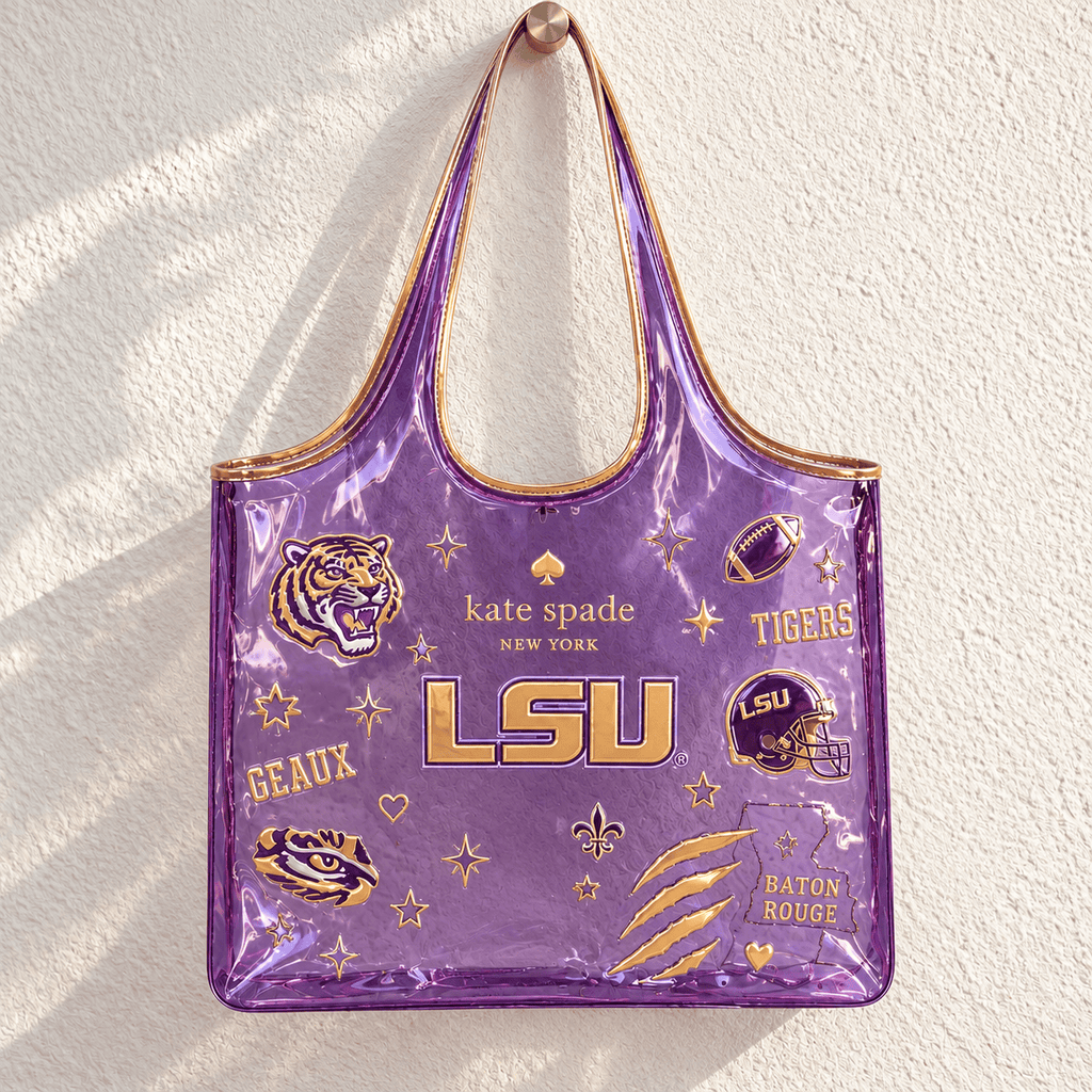 LSU Transparent 3D Tote Bag HTTT