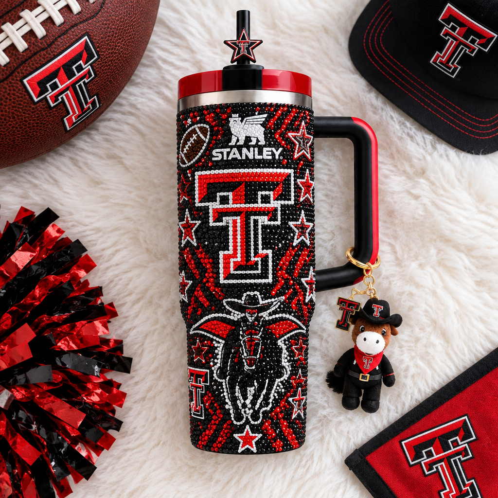 Texas Tech Red Raiders 40oz Tumbler With Handle TTNL