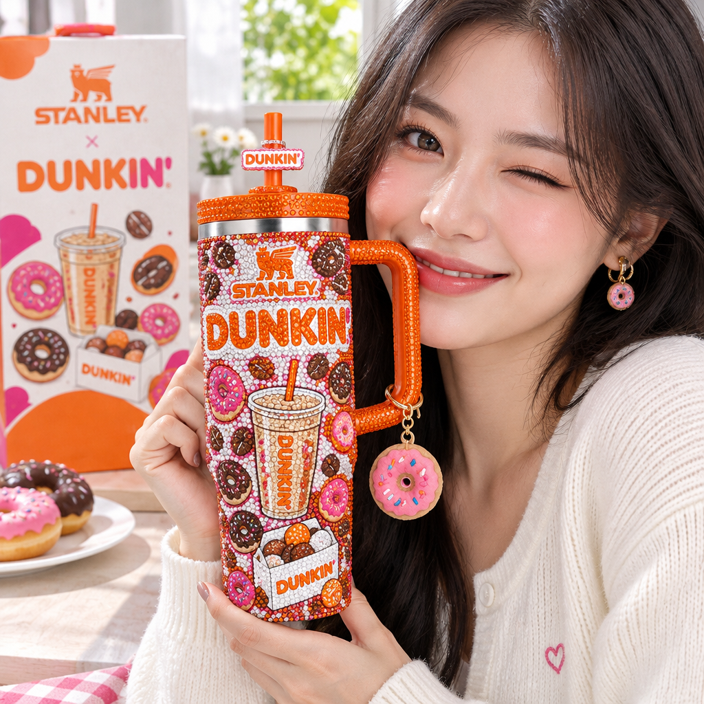 Dunkin 40oz Tumbler With Handle TTNL