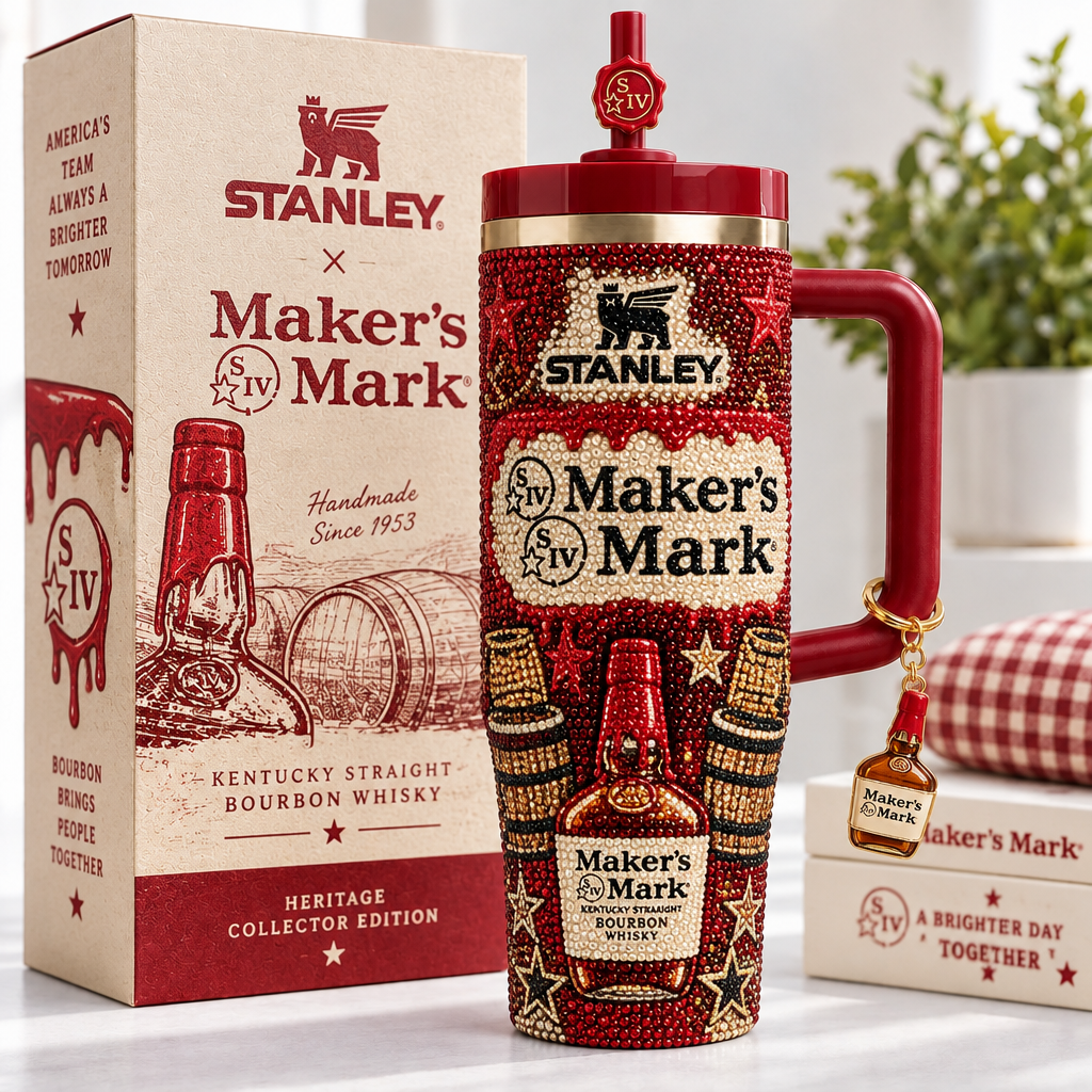 Maker S Mark 40oz Tumbler With Handle TTNL